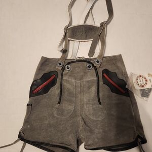 Vintage St. Peter Trachten Childs Genuine Oktoberfest Suede Lederhosen